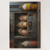 Vintages Buoy Set Rustikal Puzzle (Vertikal)