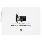 Vintages Business, antike Office-Schreibmaschine (Rückseite Horizontal)