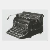 Vintages Business, antike Office-Schreibmaschine Geschenkpapier Set (Vorderseite 2)