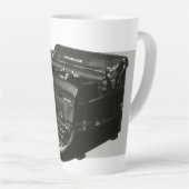 Vintages Business, antike Office-Schreibmaschine Milchtasse (Rechte Ecke)