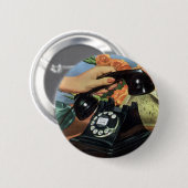 Vintages Business, antikes Telefon mit Rotary-Einw Button (Vorne & Hinten)