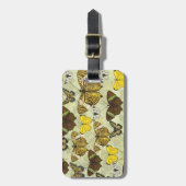 Vintages Butterfly-Diagramm Muster Gepäckanhänger (Vorderseite vertikal)