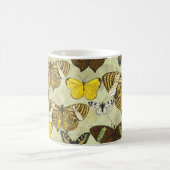 Vintages Butterfly-Diagramm Muster Kaffeetasse (Mittel)