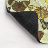 Vintages Butterfly-Diagramm Muster Mousepad (Ecke)