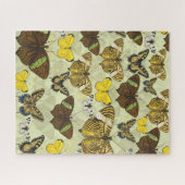 Vintages Butterfly-Diagramm Muster Puzzle (Horizontal)