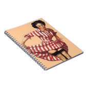 Vintages Button aus faulen Kerzen Notizblock (Rechte Seite)