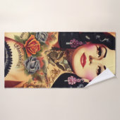 Vintages Button Badehandtuch (Badehandtuch)