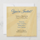 Vintages Button Bowling Junggeselinnen-Abschied Einladung (Rückseite)