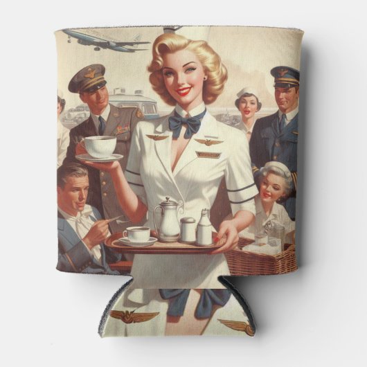 Vintages Button Dosenkühler (Vorderseite)