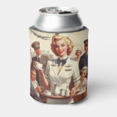 Vintages Button Dosenkühler (Kanne Rückseite)