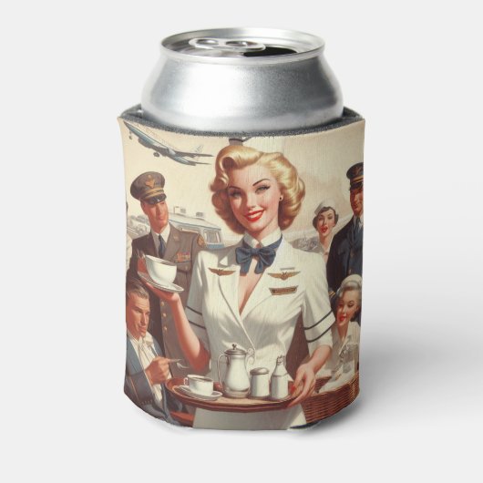 Vintages Button Dosenkühler (Kanne Rückseite)