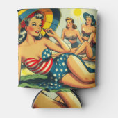 Vintages Button Dosenkühler (Vorderseite)