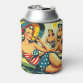 Vintages Button Dosenkühler (Kanne Rückseite)