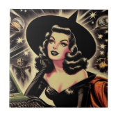 Vintages Button Fliese (Vorderseite)