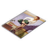 Vintages Button für verhöhnte Lehrer Notizblock (Linke Seite)