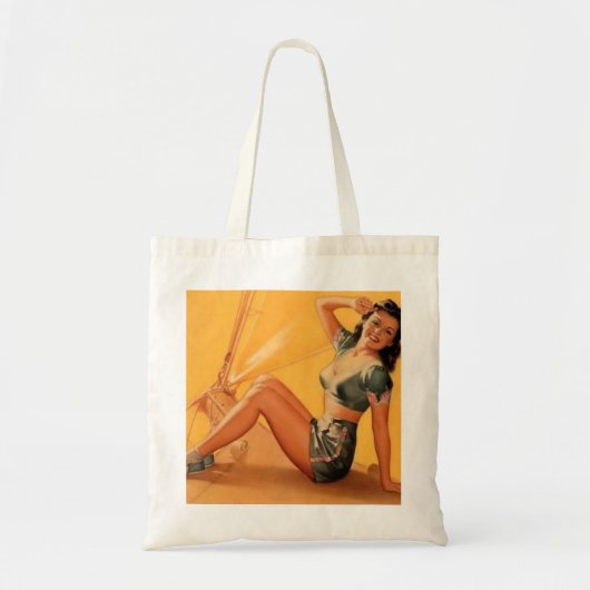 Vintages Button herauf Tasche (Vorne)