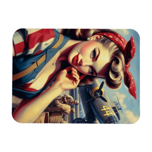 Vintages Button Magnet (Horizontal)