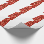 Vintages Button nach oben Geschenkpapier (Ecke)