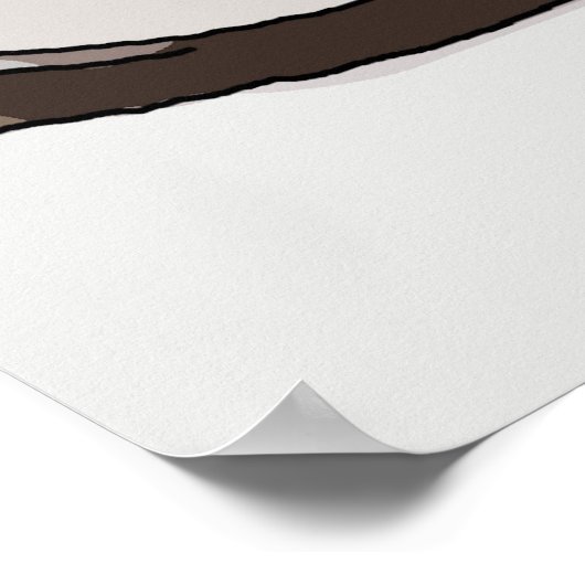 Vintages Button Poster (Ecke)