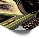 Vintages Button Poster (Ecke)