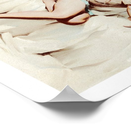 Vintages Button Poster (Ecke)