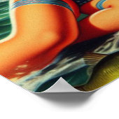 Vintages Button Poster (Ecke)