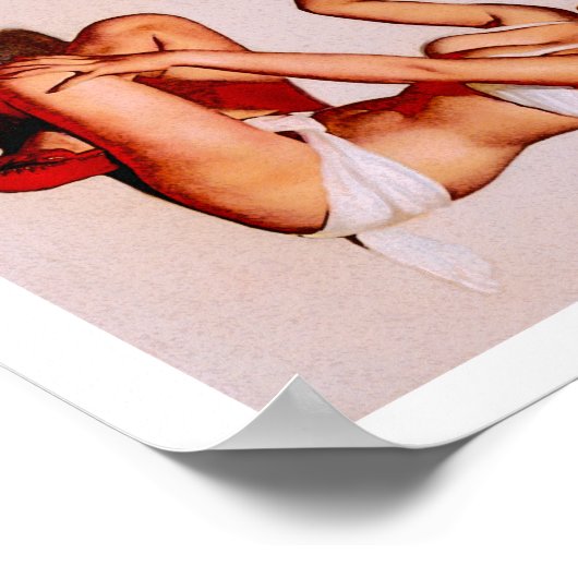 Vintages Button Poster (Ecke)