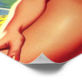 Vintages Button Poster (Ecke)