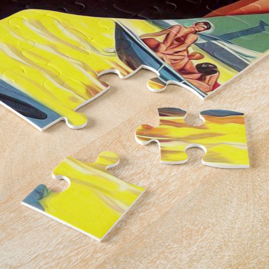 Vintages Button Puzzle (Seite)