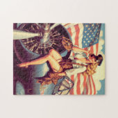 Vintages Button Puzzle (Horizontal)