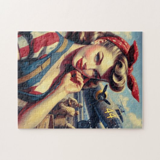 Vintages Button Puzzle (Horizontal)