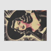 Vintages Button Seidenpapier (Vorderseite)