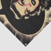 Vintages Button Seidenpapier (Ausschnitt)