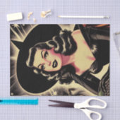 Vintages Button Seidenpapier (Handwerk)