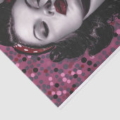 Vintages Button-Up-Girl4 Seidenpapier (Ausschnitt)