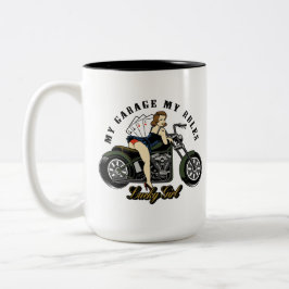 Vintages Button Up Girl Kaffee Tasse