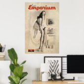 Vintages Button Up Mirror B&W Poster (Heimbüro)