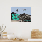 Vintages BVI-Reiseplakat Poster (Küche)