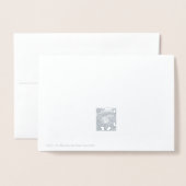 VINTAGES BVT MIT REAL FOIL GREETKARTE FOLIENKARTE (Rückseite mit Umschlag)