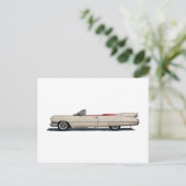 Vintages Cadillac Car Postkarte (Stehend Vorderseite)