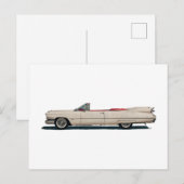 Vintages Cadillac Car Postkarte (Vorne/Hinten)