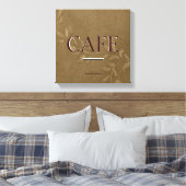 Vintages Café Küche Leinwand Kunst, Dichtung und M (Insitu (Schlafzimmer))