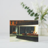 Vintages Café mit Movie Stars Postkarte (Stehend Vorderseite)