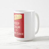 Vintages Cakes-Muster Kaffeetasse (VorderseiteRechts)