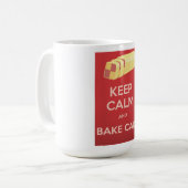 Vintages Cakes-Muster Kaffeetasse (Vorderseite Links)