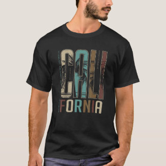 Vintages California Beach Retro-Surfen Vintag T-Shirt
