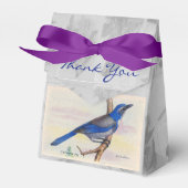 Vintages California Blue Jay benutzerdefinierbar Geschenkschachtel (Vorderseite)