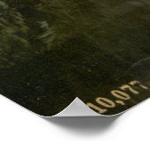 Vintages Cambridge England, Seufzerbrücke Poster (Ecke)