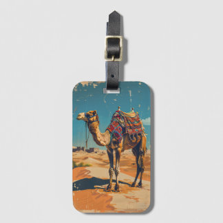 Vintages Camel Retro Wüstenwerk Gepäckanhänger