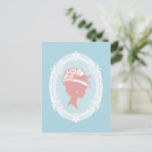 Vintages Cameo Postkarte (Stehend Vorderseite)